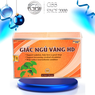 Viên uống GIẤC NGỦ VÀNG HD hỗ trợ thần kinh, hỗ trợ giấc ngủ