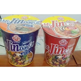 Thùng 15 LY Mì ly ăn liền mì Jin cay V10521 Otoki, mì ly jin cay otoki 65g
