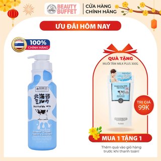 [Shower] Sữa tắm dưỡng ẩm & sáng mịn da Beauty Buffet Made in Nature Hokkaido Milk 700ml