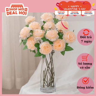 Hoa hồng lụa, Hoa giả đẹp cao cấp trang trí nhà cửa , quán cafe, Decor phòng, phụ kiện chụp ảnh - Endy Shop