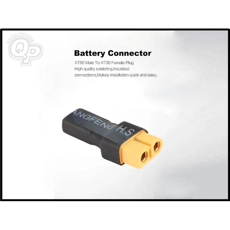 Jack chuyển pin XT30 - pin XT60 dành cho máy bay điều khiển từ xa