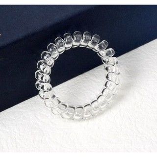 Cột tóc lò xo trong và đen cao cấp