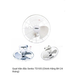 Quạt treo trần đảo Senko TD105 gồm hộp số.