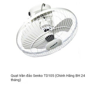 Quạt treo trần đảo Senko TD105 gồm hộp số.