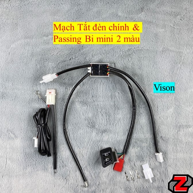Mạch Tắt đèn và Passing Đèn Zin với Đèn Trợ sáng Bi cầu mini, L4x | Zone9x