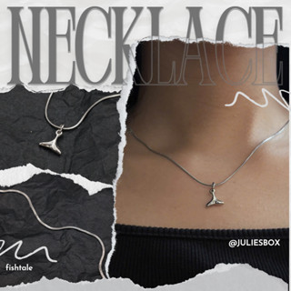  Dây Chuyền Vòng Cổ Thép Không Gỉ ĐUÔI CÁ Không Gỉ Không Đen Không Ngứa julies box 66 Phụ nữ Kỷ niệm Hàng ng 