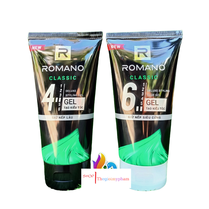 Gel Tạo Kiểu Tóc Romano Classic 150g