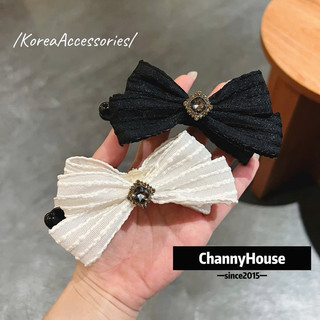  Chính hãng  Kẹp tóc Korea tạo phồng đỉnh tự nhiên cốt nhung nơ gân cao cấp TẶNG TÚI NHUNG BẢO QUẢN _ ChannyHouse 