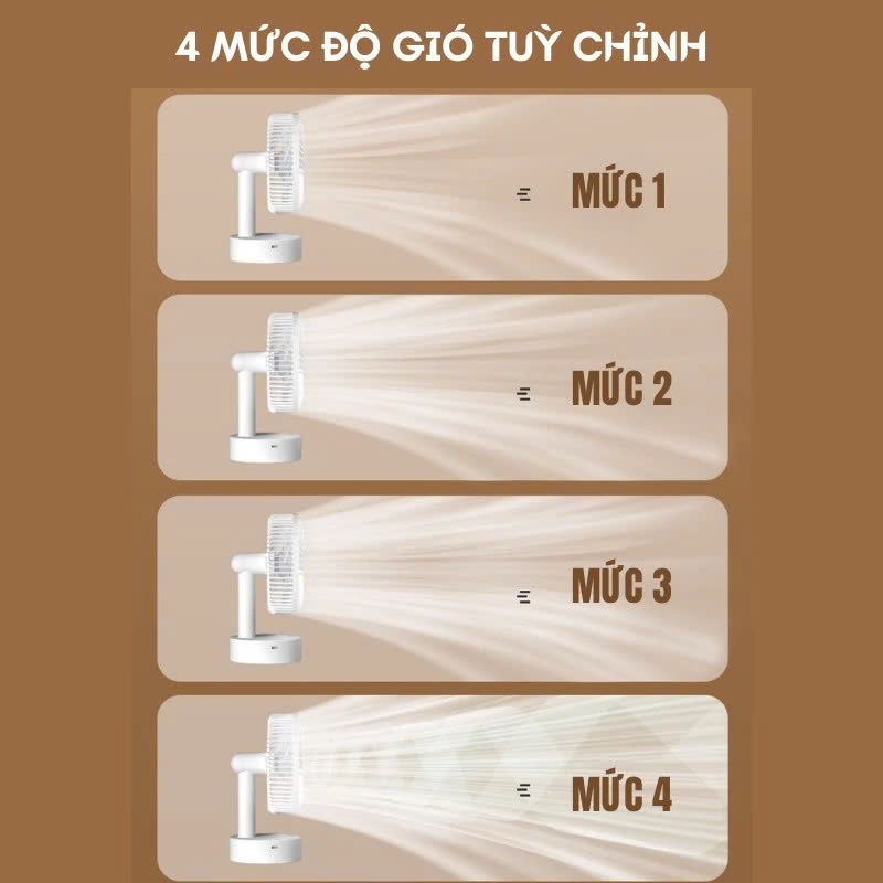 Quạt Tích Điện Asaki Sạc USB Đ🔥ể Bàn Ký Túc Xá Không Gây Tiếng Ồn | BigBuy360 - bigbuy360.vn