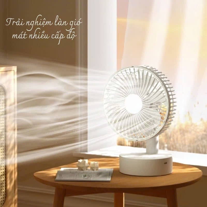 Quạt Tích Điện Asaki Sạc USB Đ🔥ể Bàn Ký Túc Xá Không Gây Tiếng Ồn | BigBuy360 - bigbuy360.vn