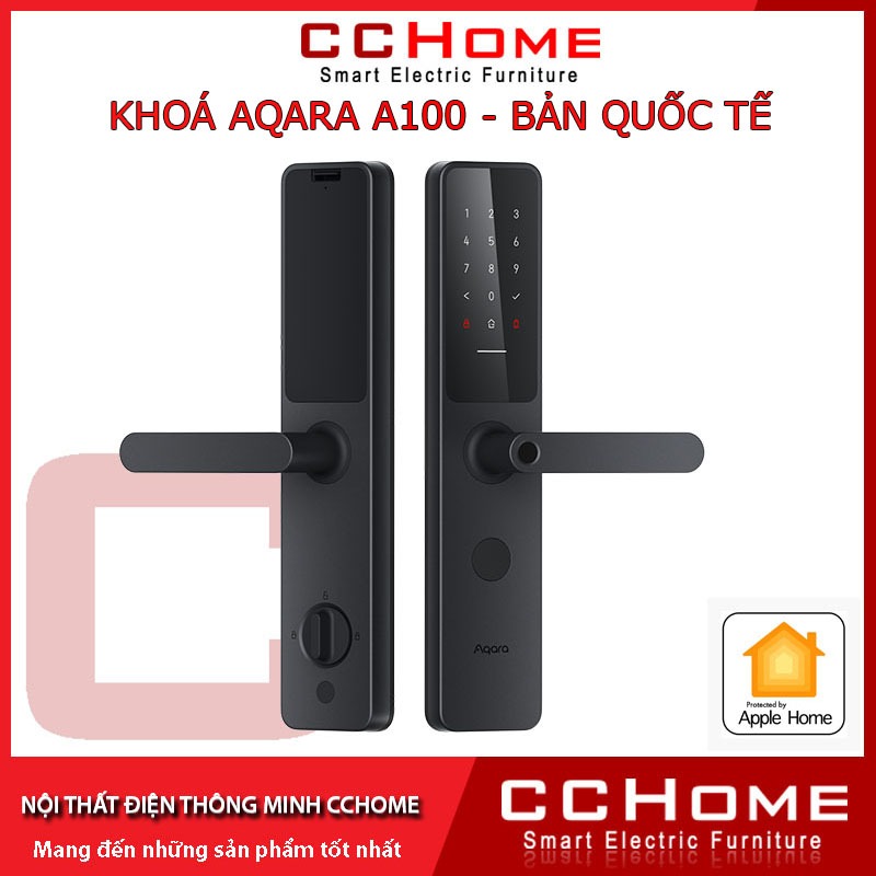 Khoá cửa thông minh Aqara A100, ZNMS02ES Zigbee, Tương thích Apple HomeKey, bảo hành 12 tháng