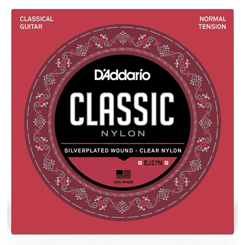 Bộ Dây Đàn Classic D’Addario EJ27N ( dây nilon)
