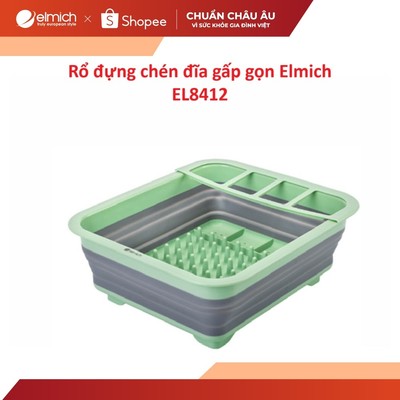 Rổ đựng chén đĩa gấp gọn Elmich EL8412