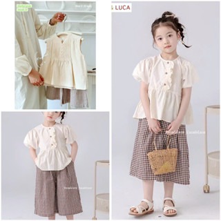 Set bộ bé gái. Set bộ vintage cực kỳ sang chảnh cho bé gái 13-45kg