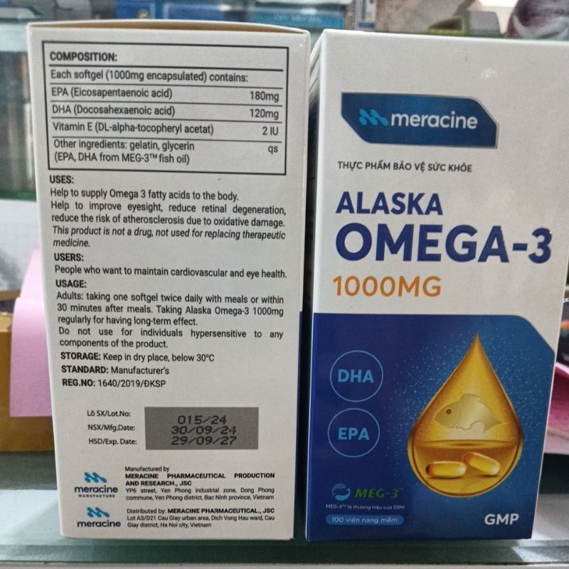 omega 3 alaska meracine ( c/100v)