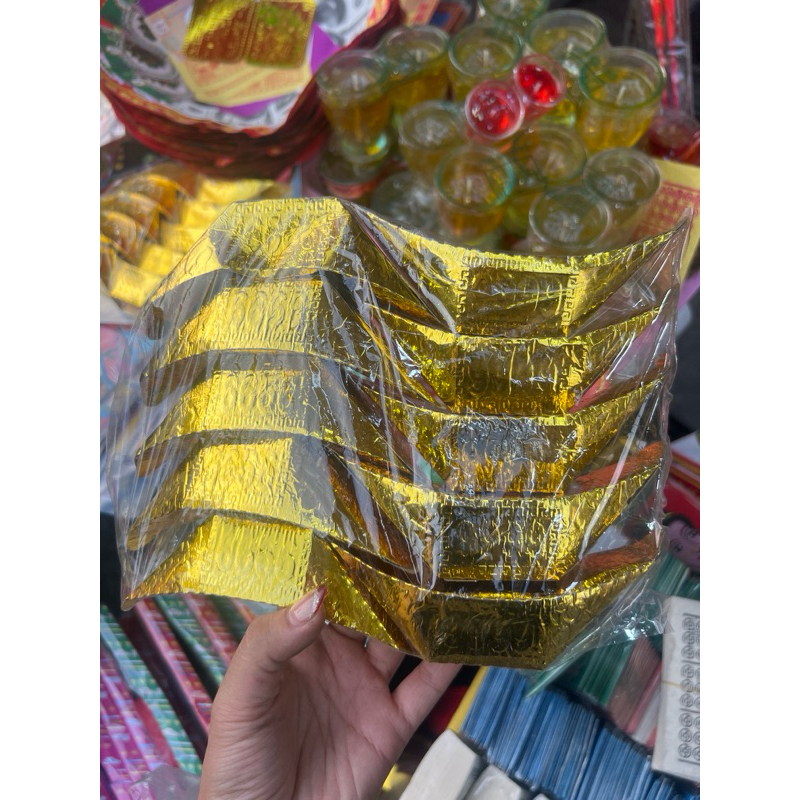 Khay thỏi vàng (bịch 10 thỏi) vàng mã