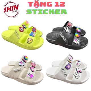 [ Hàng QC Loại 1 ] Dép Cross 2 Quai Đế Thấp Thời Trang, Sandal 2 Quai Cross Êm Ái [ 2 QUAI THẤP ]