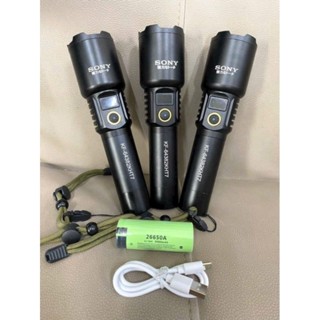 [Hàng Nội Địa ] Đèn pin cầm tay Sony -Pin khủng -có cổng USB sạc điện thoại dự phòng