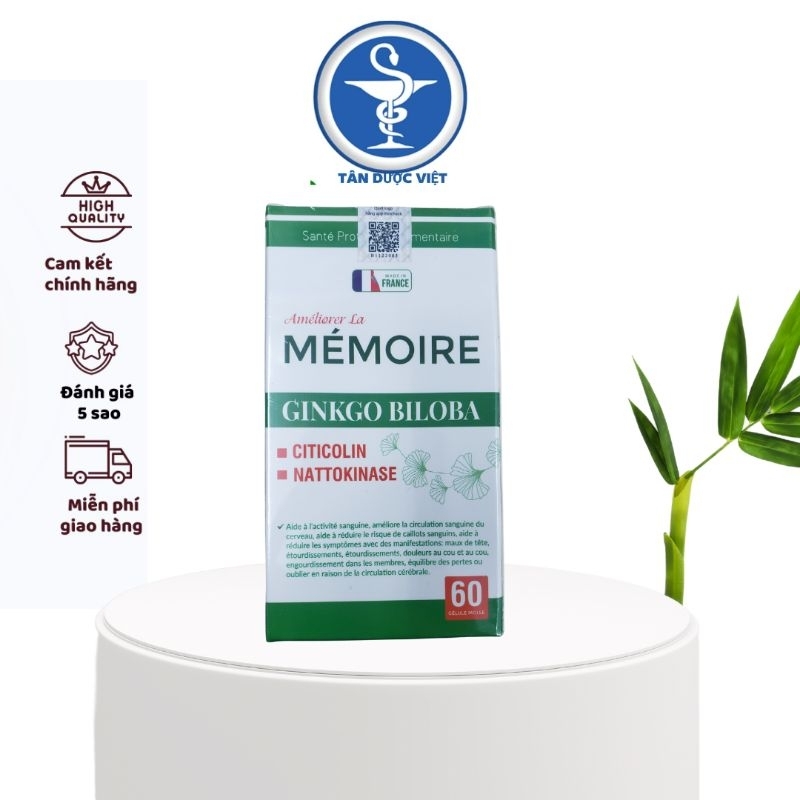 VIÊN UỐNG BỔ NÃO - MEMOIRE - GINKGO BILOBA 600MG