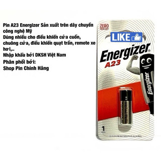 Pin a23 energizer 12v alkaline chính hãng vỉ 1 viên