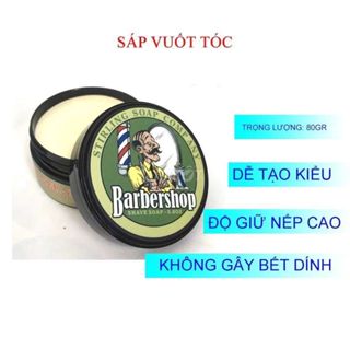 Sáp vuốt tóc nam BARBER 80g,Wax Vuốt Tóc Nam giá rẻ,Sáp Tóc Nam Khô,Wax Tóc Thơm Chất Sáp Clay Khô