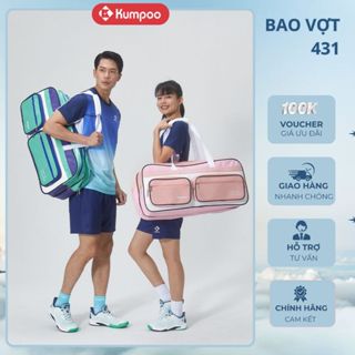  Bao vợt Kumpoo KB 431 Cao Cấp Dễ Lau Chùi Chống Thấm Nước Có Ngăn Phụ Đựng Giầy 