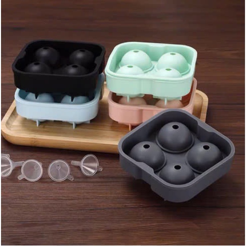Khuôn silicon mochi 4 ô tròn