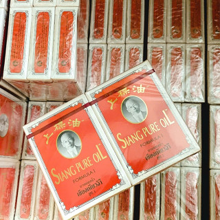 Combo 2 Chai Dầu Gió Đỏ 7cc Siang Pure Oil Formula Thái Lan Hình Ông Già