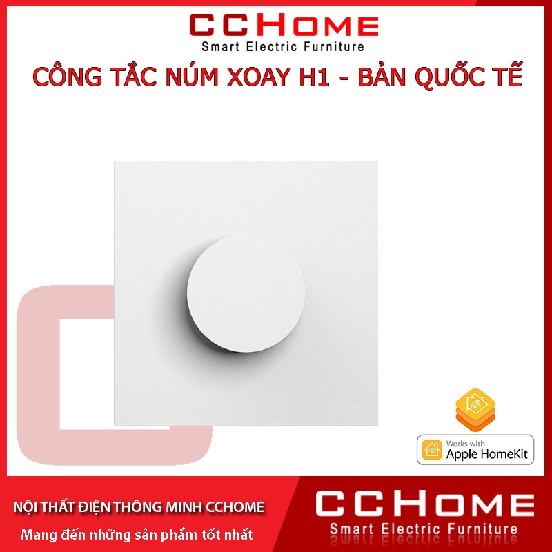 Công tắc núm xoay không dây Aqara Smart Rotary Knob H1 Wireless ZNXNKG02LM
