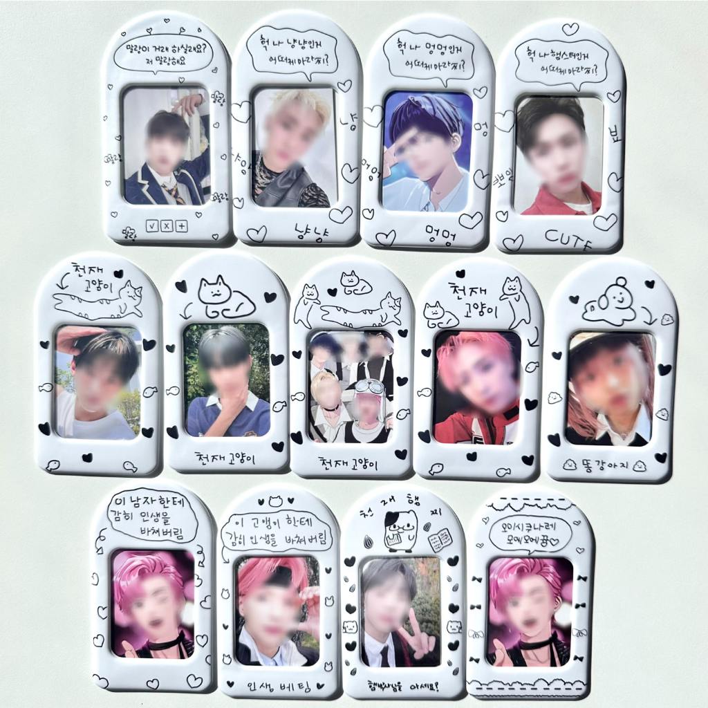 [SẴN] Card holder, ID keyring, ID binder, frame, sleeve, sheet, toploader đựng photocard, ID photo D