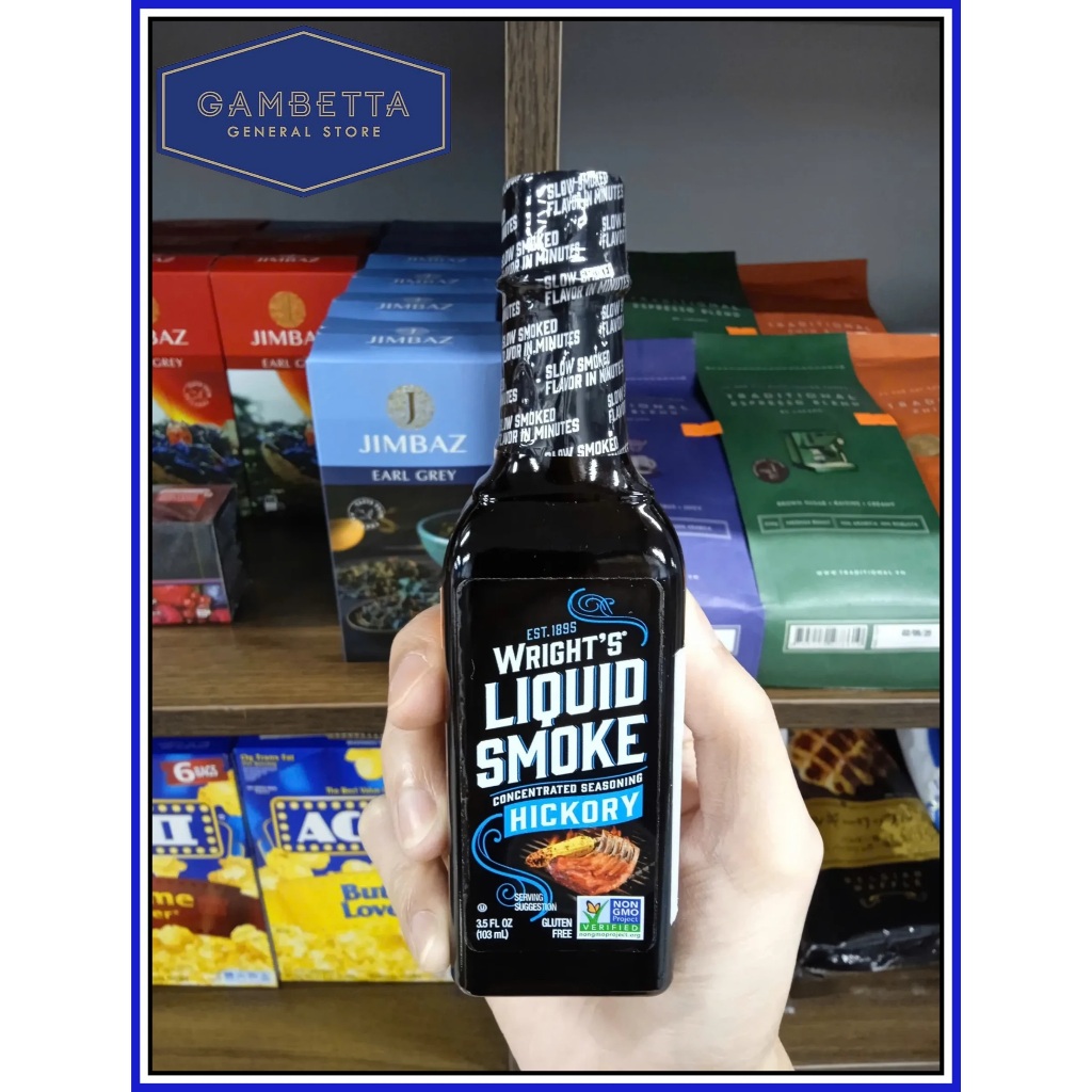 Sốt Xông Khói Wright's Liquid Smoke Concentrared Seasoning Hickory 103ml