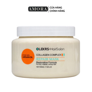 Kem ủ tóc phục hồi siêu mượt Olexrs Hair Salon Repair Mask 500ML