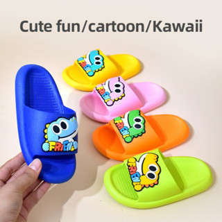 Dép trẻ em dép lê hoạt hình dễ thương cho bé cao su mềm nhẹ chống trơn trượt (Size 1-6 tuổi)