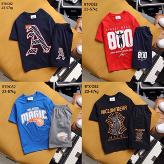 (23kg...58kg) Đồ Bộ Thun Cotton Bé Trai VNXK(Mẫu mới)