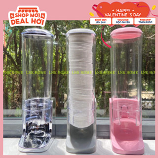 ỐNG ĐỰNG BÔNG TẨY TRANG TRÒN - VUÔNG TẶNG KÈM MIẾNG DÁN TƯỜNG SIÊU DÍNH