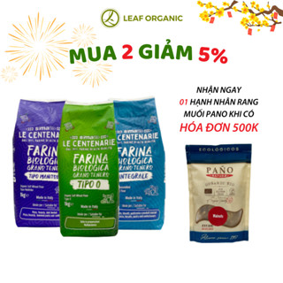 Bột mì hữu cơ Sima Bio 1kg các loại nguyên cám, đa dụng, Manitoba