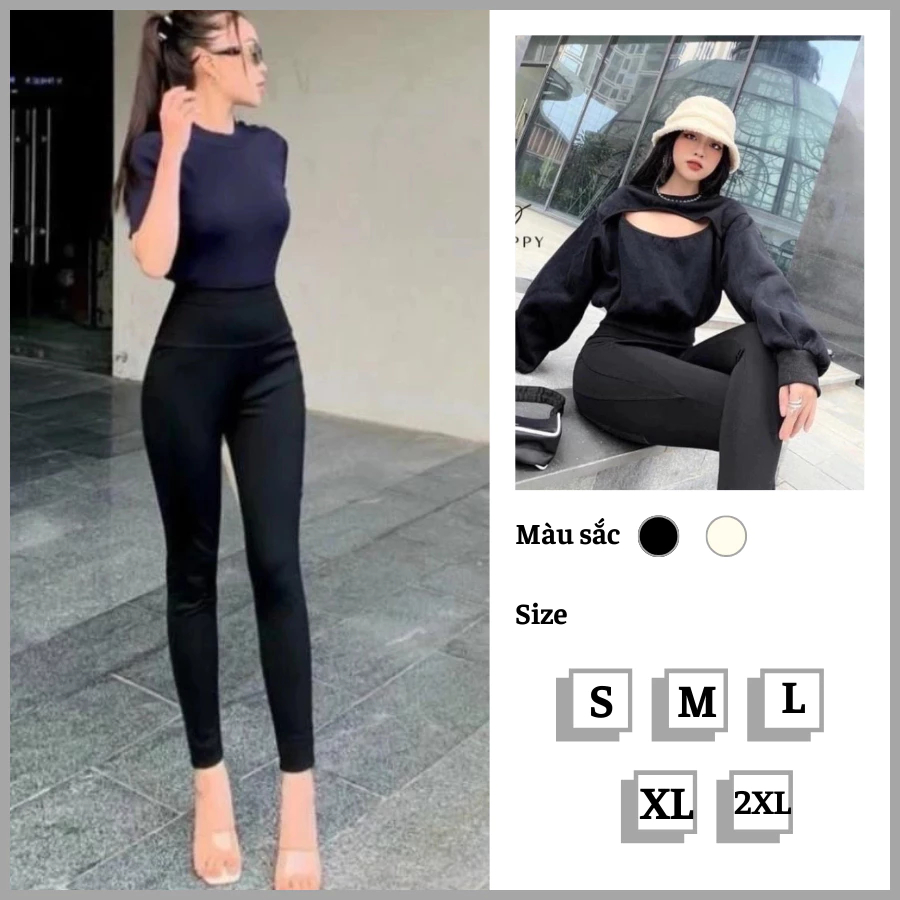 Quần Legging Cạp Cao Gen Bụng W.A.N.G Chất Vải UMI Hàn Loại 1