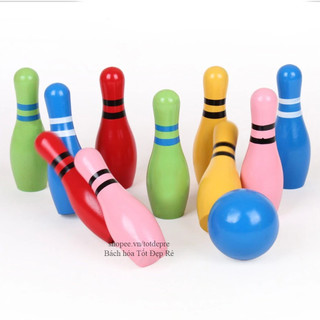 Đồ chơi Bowling bằng gỗ