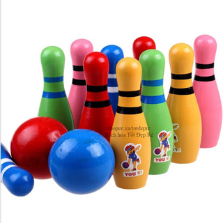 Đồ chơi Bowling bằng gỗ
