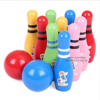 Đồ chơi Bowling bằng gỗ