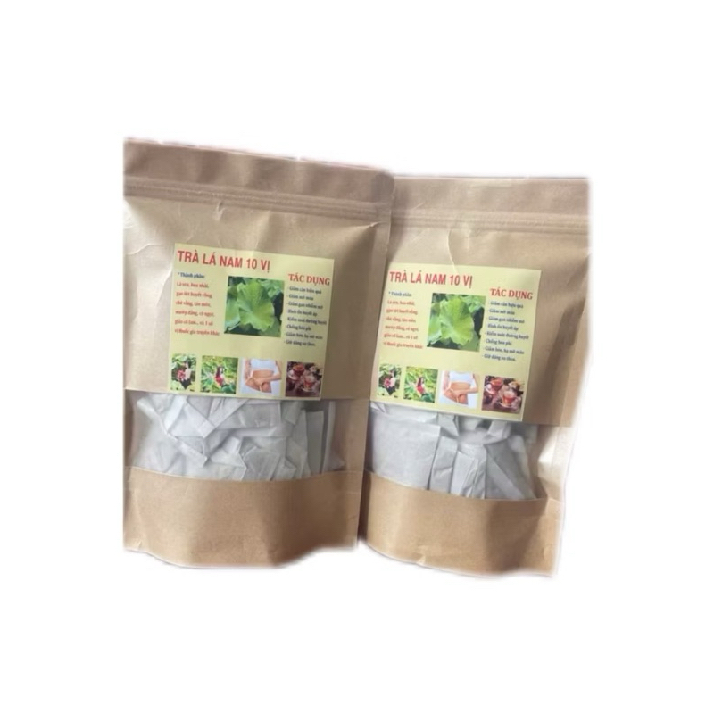Trà lá nam giảm cân 10 vị (60 trà túi lọc) hỗ trợ giảm cân, giảm mỡ, thanh lọc
