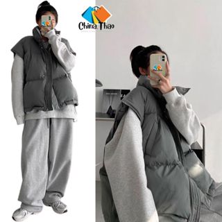 Áo phao gile Nữ form rộng có BIGSIZE 3 màu đã kèm ảnh thật