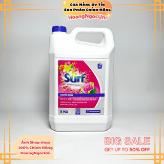  Nước giặt Surf 5kg hương cỏ hoa giặt sạch lưu hương lâu chính hãng Unilever 