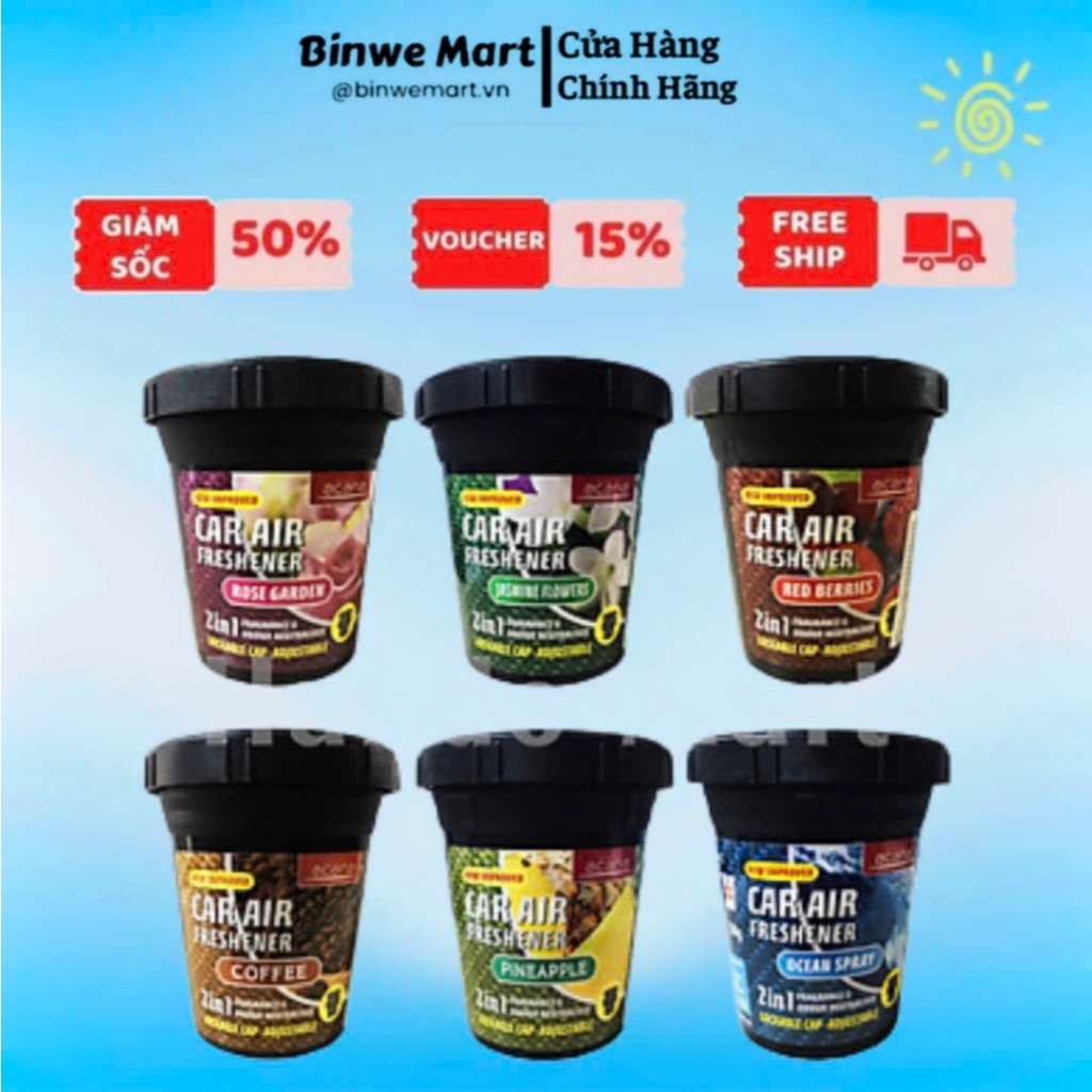 Sáp thơm ô tô thiên nhiên Acana 130g-Hàn Quốc