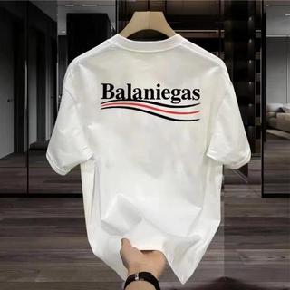 Áo Phông Belanciaga Đên Trắng , in thêu sắc nét , chất vải cotton lạnh dày dặn , vải min , hottrend 2024