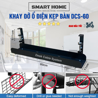 KHAY ĐỠ Ổ ĐIỆN KẸP BÀN DCS-60 | TREO Ổ ĐIỆN | ĐI DÂY ĐIỆN