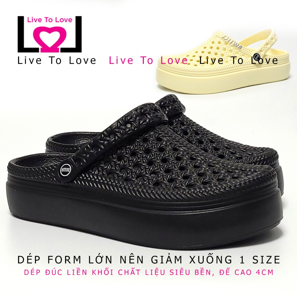 Dép nam tổ ong bít mũi siêu nhẹ, đế cao 4cm DUWA - Hàng chính hãng - SN356