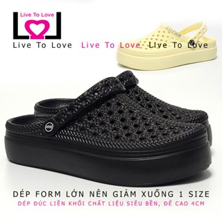 Dép nam tổ ong bít mũi siêu nhẹ, đế cao 4cm DUWA - Hàng chính hãng - SN356