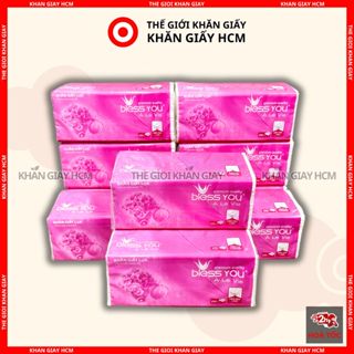 Combo 12 Gói - Khăn Giấy Lụa BLESS YOU 250 Tờ / 2 Lớp Mềm Mịn Cao Cấp