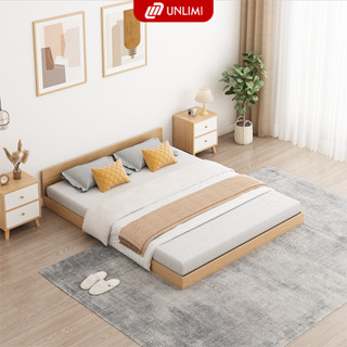 Giường bệt kiểu Nhật gỗ cao cấp 1M2-1M8 x 2M MDF thương hiệu UNLIMI - UP310/ 310